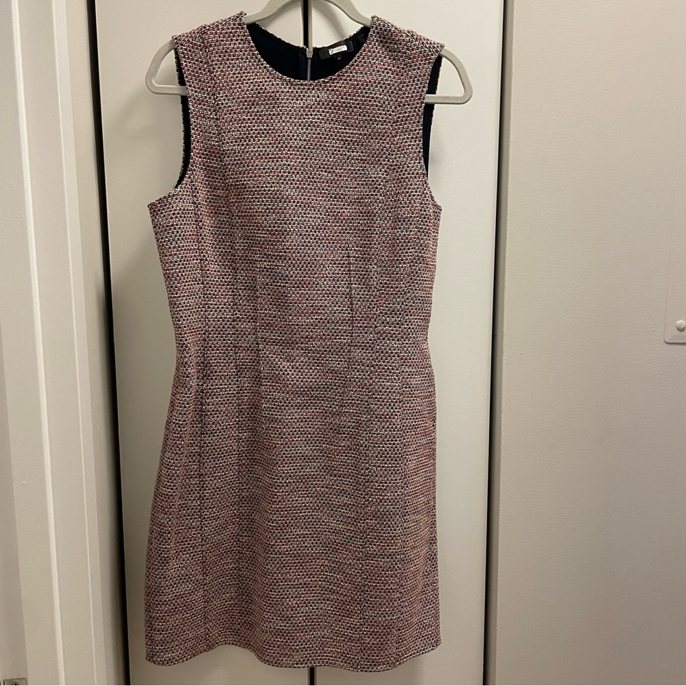 Theory Tweed Shift Dress